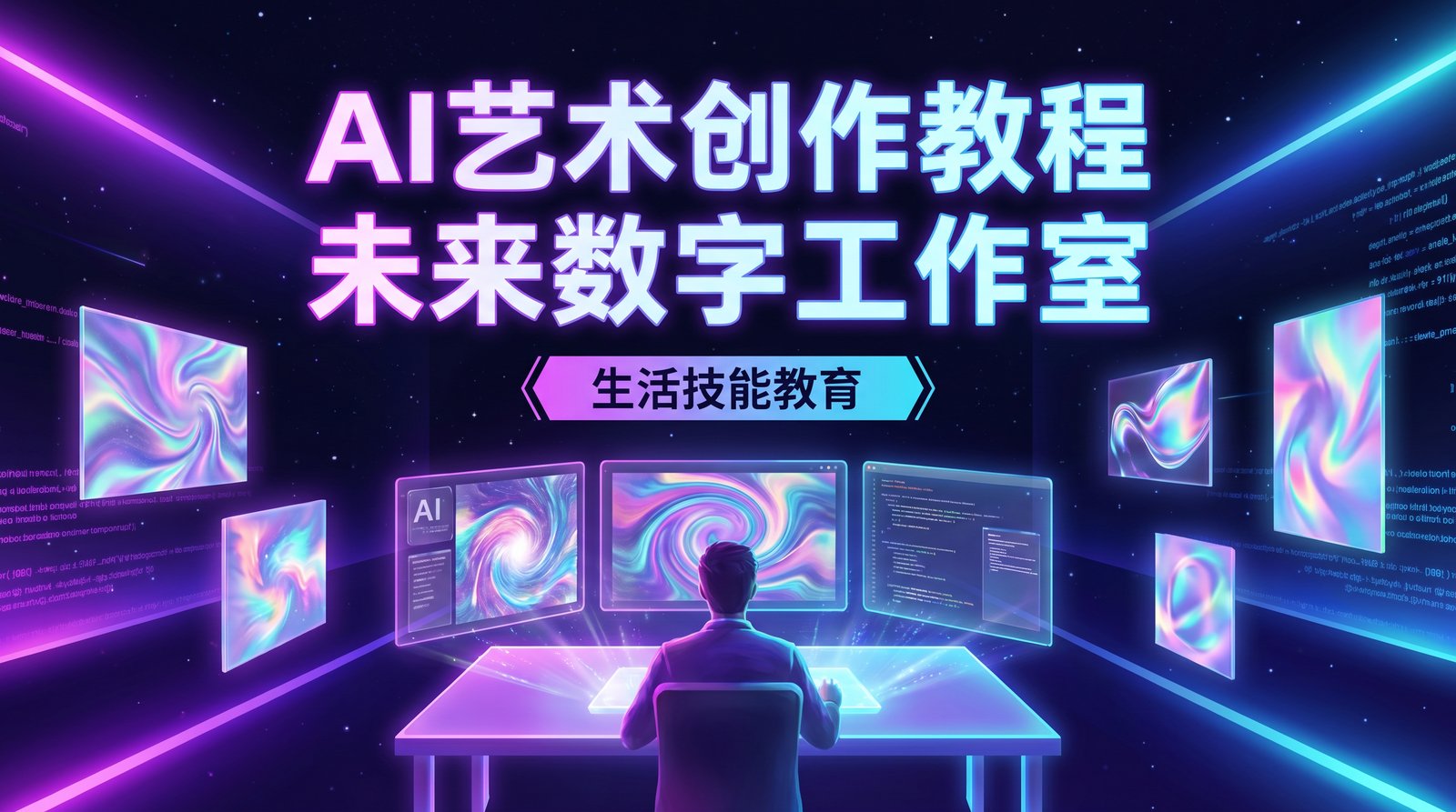 蘑菇视频AI绘画入门视频教程-生活技能学习